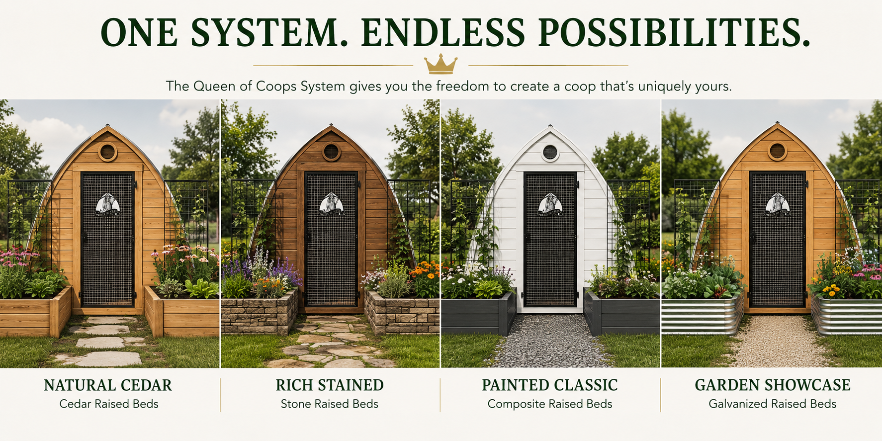 Build It Your Way: The Freedom to Customize Your Queen of Coops System