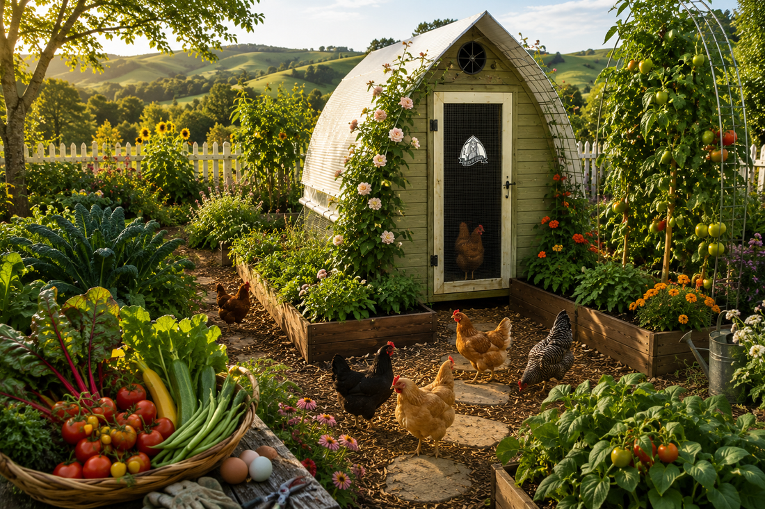 Chicken Coops &amp; Gardens: How to Put Your Chicken Coop to Work in the Garden