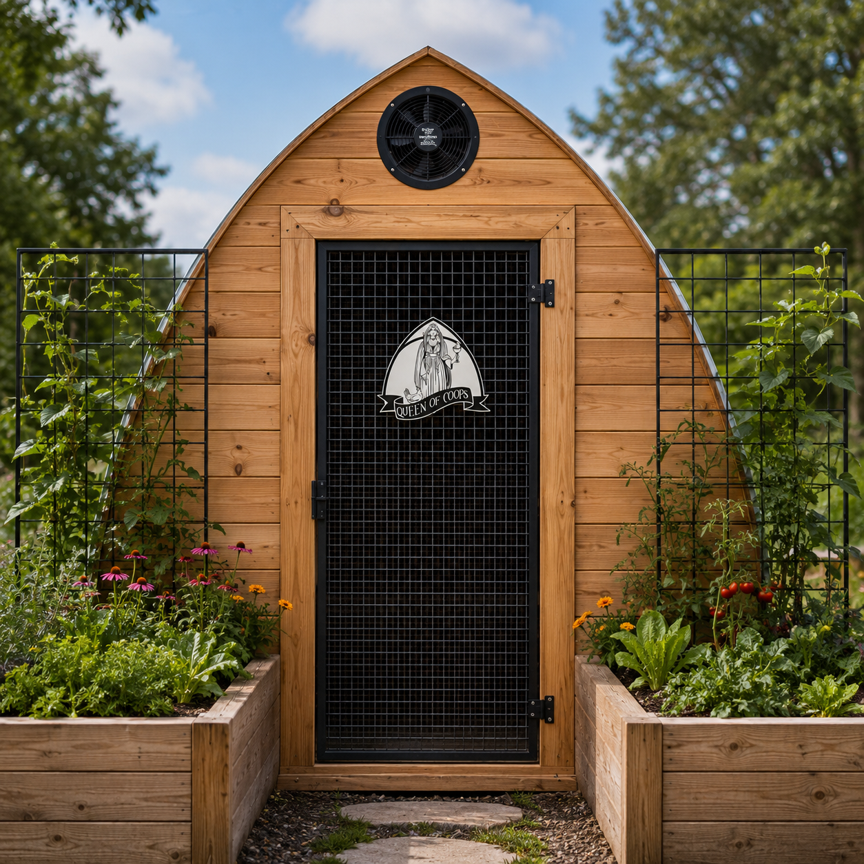 Gothic Arch Hoop Coop System