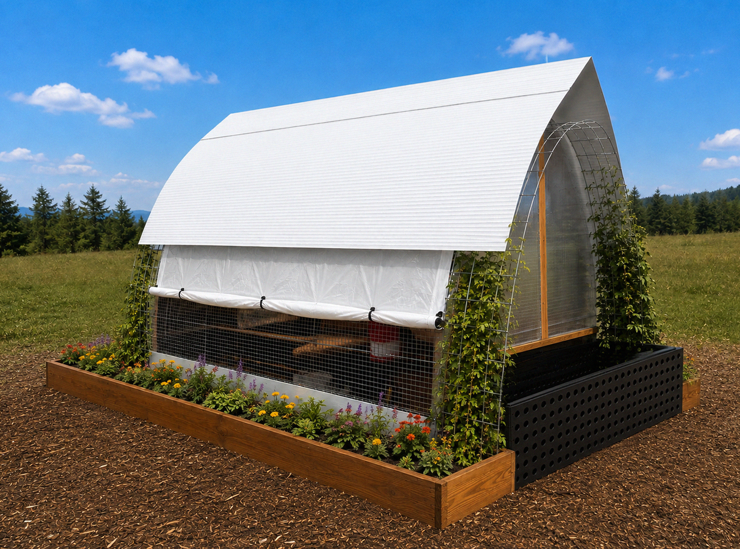Gothic Arch Hoop Coop System