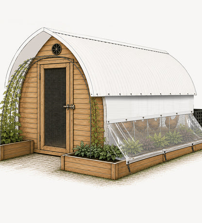 Gothic Arch Hoop Coop System