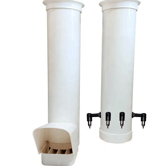 Gravity Feeder and Automatic Waterer Set