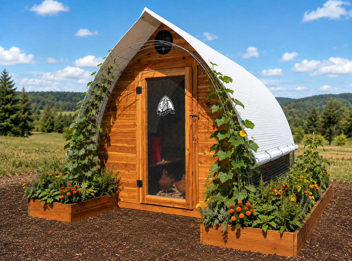 Gothic Arch Hoop Coop System
