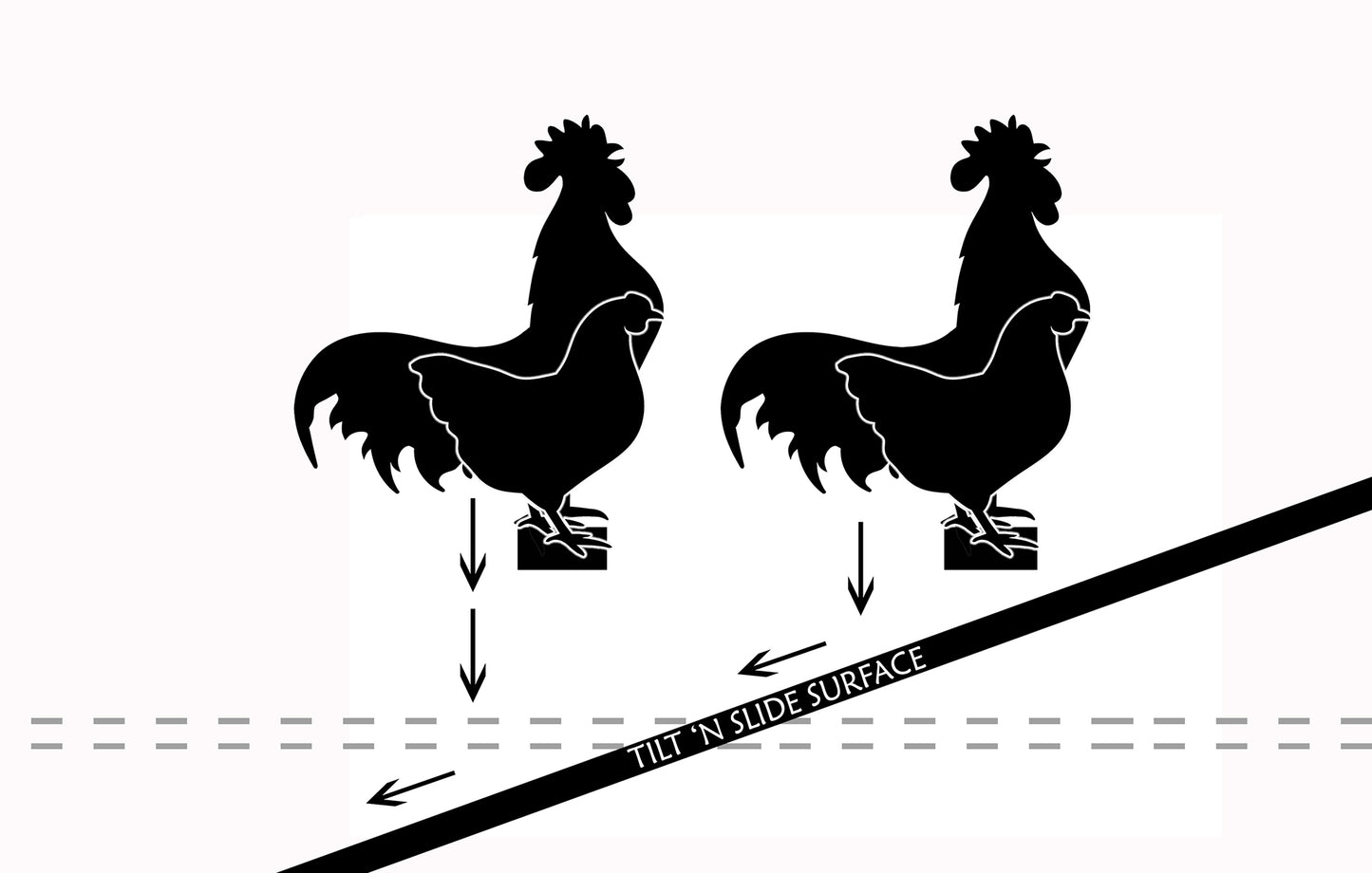 Tilt ’N Slide™  - Insta-Clean Compo-Roost